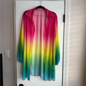 Long Sleeve Swim Cover-Up